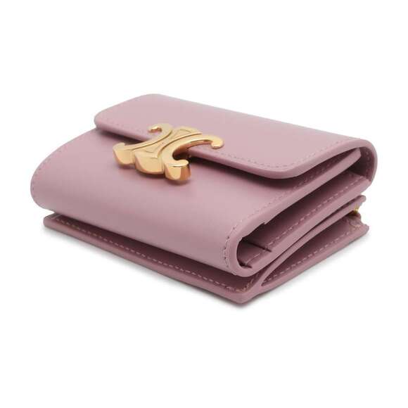 Celine Triomphe Compact Wallet Coin Case - Picture 2 of 9